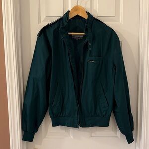 Vintage Members Only Dark Green Jacket